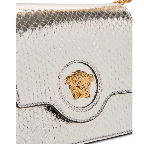 Versace La Medusa Python Shoulder Bag - Picture 6 of 7